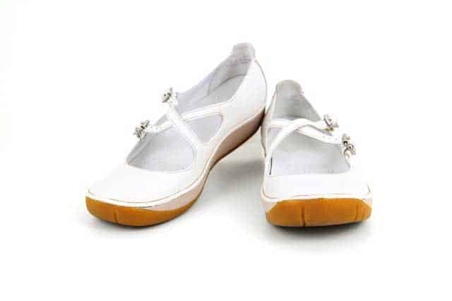 Damenschuhe Balerinas in Weiß