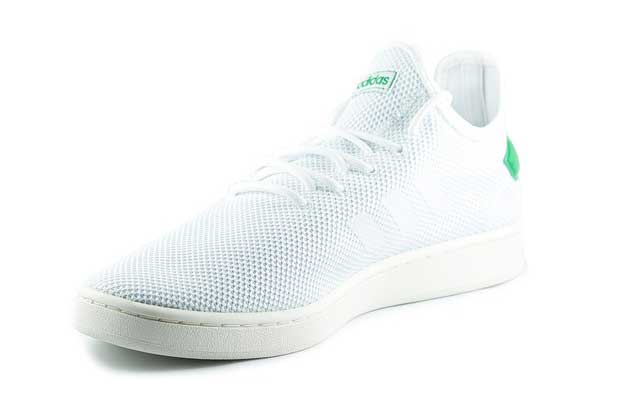 Stoffschuh sportlich weiss