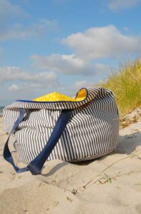 Strandtasche mit Reißverschluss