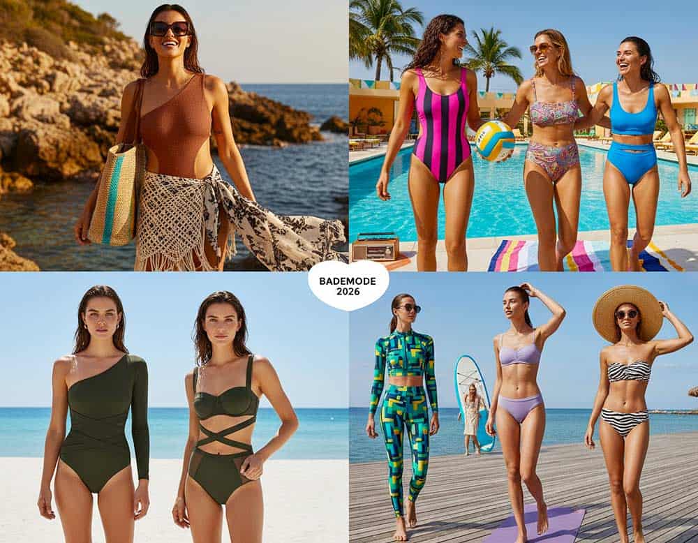 Bademode für Damen 2026 - Trends und Highlights Bademode für Damen 2026 - Trends und Highlights
