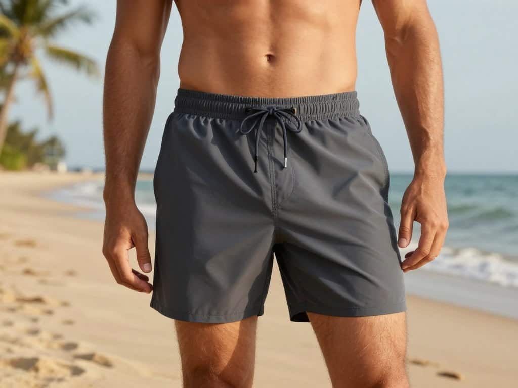 Materialien und Passform Bademode